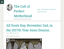 Tablet Screenshot of cultofperfectmotherhood.com